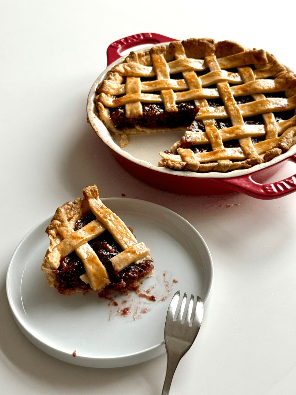 Spiced Fig and Walnut Pie with Orange Maple&nbsp;Glaze