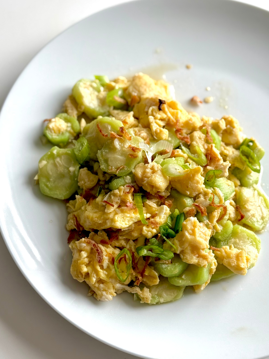 Chinese Okra and Egg&nbsp;Stir-Fry